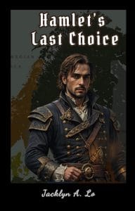 Hamlet in pirate attire standing on a ship at sea, with a charismatic and determined expression, symbolizing bravery and resolve